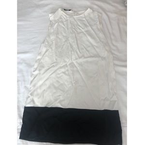 Black and White Shift Dress